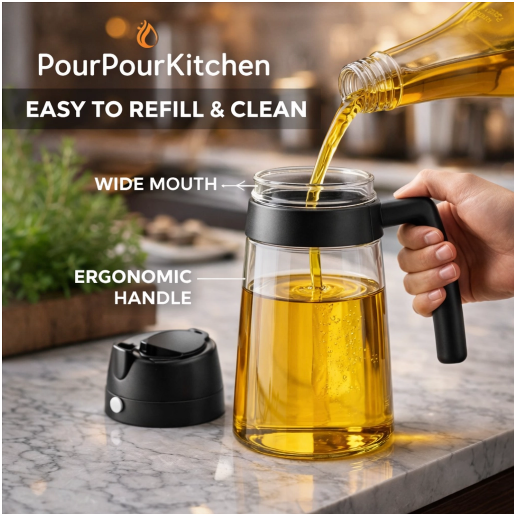 Glass Oil Sprayer Bottle for Cooking